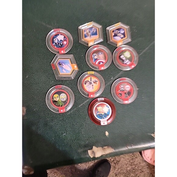 Disney Infinity Power Disc Lot 2.0 3.0 Star Wars super Heroes etc.. Lot - Picture 7 of 7